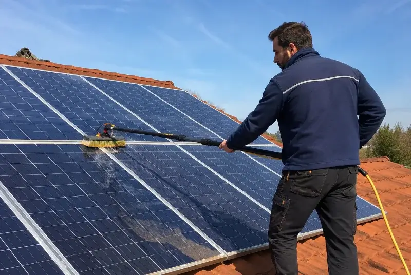 Nettoyage et entretien de panneaux solaires à Laiz